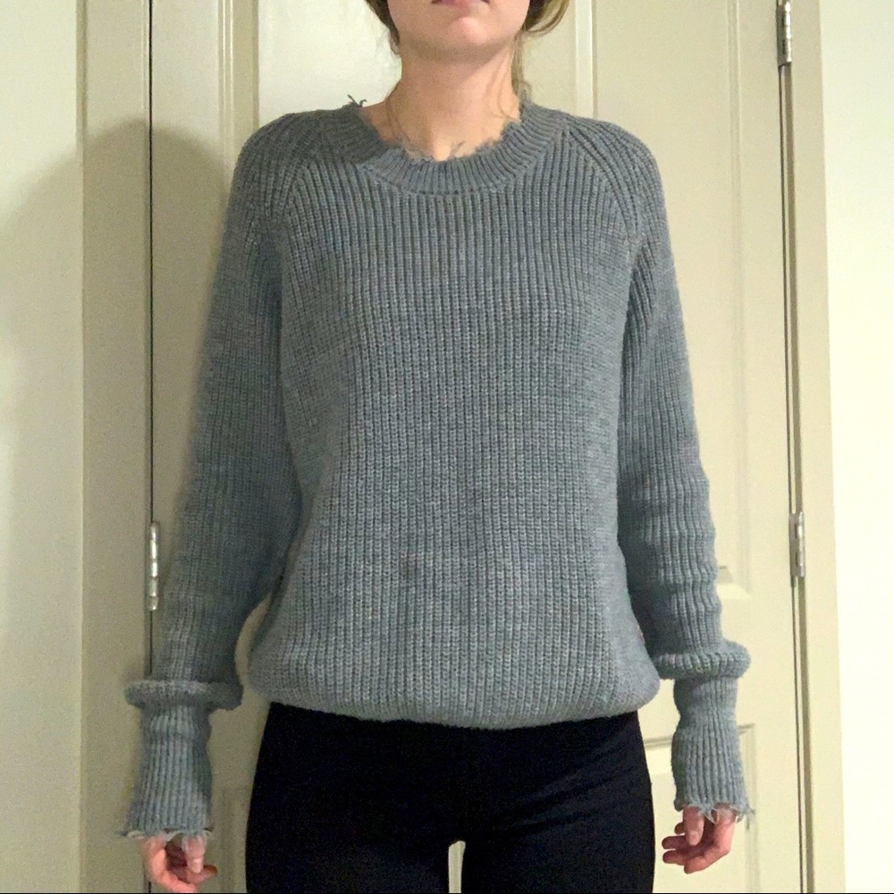 Carmar | LF | gray knit sweater